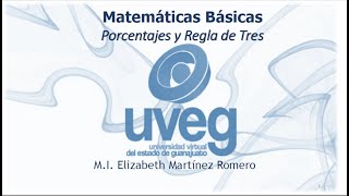 Porcentajes y Reglas de Tres UVEG [upl. by Marietta]