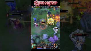 3 Level In 28 Seconds Gyrocopter Likes this Very Much dota2 dota2highlights rampage [upl. by Fitzpatrick]