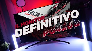 LERA DEL GAMING OLED È QUI  ASUS ROG Swift OLED PG42UQ [upl. by Werna97]