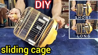 Unique can be long or short sliding cage  DIY cage [upl. by Caia]