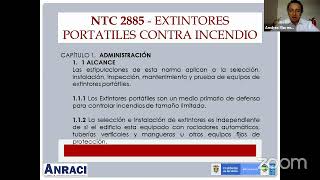 Clases de Extintores y Tipo de Fuego que Apagan Normativa sobre Extintores NTC 2885 y NTC 3808 [upl. by Araid]