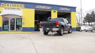 2011 GMC Sierra Exhaust Black Widow [upl. by Jenks]