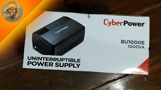 CyberPower BU1000E 1000VA UPS Cinematic Unboxing and Overview [upl. by Arrim]