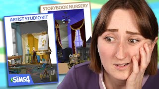 Honest Review of The Sims 4 Artist Studio  Storybook Nursery Kits [upl. by Frendel]