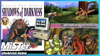 Quest for Glory Shadows of Darkness  i486 MSDOS gameplay on Mister FPGA [upl. by Donn]