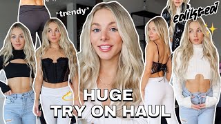 HUGE Try On Haul With Edikted [upl. by Llyrat]