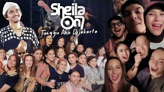 Deretan Artis enjoy nonton konser sheila on 7  tunggu aku di jakarta concert jiexpo jakarta [upl. by Iznek24]