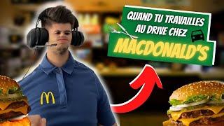 Quand tu TRAVAILLES au DRIVE de MACDONALDS 🥲 [upl. by Ranite]