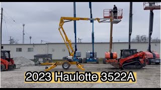 2023 Haulotte 3522A Towable Boom Lift Overview [upl. by Eycats]