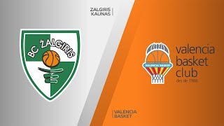 Zalgiris Kaunas  Valencia Basket Highlights  Turkish Airlines EuroLeague RS Round 13 [upl. by Noiramed898]