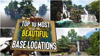 ARK Lost Island  Top 10 Most BEAUTIFUL Base LOCATIONS [upl. by Morna611]