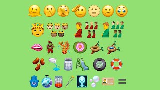 Jakie nowe emoji będą na telefonach w 2022 roku [upl. by Haseefan]