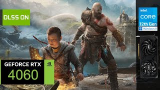 God of War  RTX 4060  1080 1440p ULTRA DLSS ON  OFF [upl. by Remde]