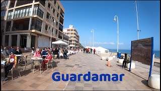 Guardamar del Segura Saturday Afternoon Walking Tour to the Promenade amp Beach Costa Blanca Spain 🇪🇸 [upl. by Yelrebmyk]