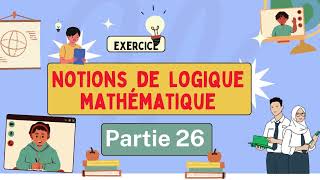 p26math1bacLogiqueexercice11 Raisonnement par équivalence successive  SM SEX [upl. by Leasia]