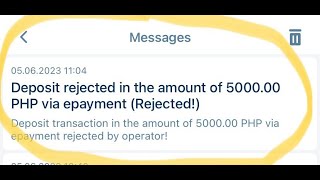 1xbet Rejected Deposit  solve problem via costumer support [upl. by Auqinat413]