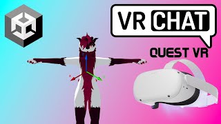 VRChat Unity  Making Your Avatar Quest Compatible Quest [upl. by Nyladnewg405]