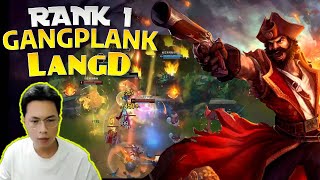 🔴 LangD Gangplank vs Vayne  LangD Rank 1 Gangplank Guide [upl. by Adan]