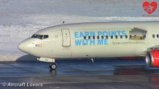 Eurobonus SAS B737 LNRPM  Germany BerlinTegel 291214 [upl. by Solange425]