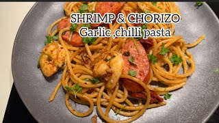 Shrimp amp chorizo pasta [upl. by Nicki]