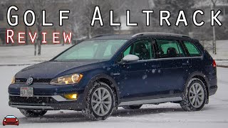 2017 Volkswagen Golf Alltrack Review  The PERFECT Car For A Snow Day [upl. by Materse]