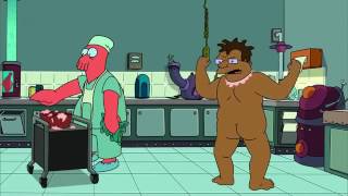 Zoidberg Putting Hermes Head backward Futurama Clip Scene [upl. by Markman]