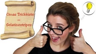 Gelatinestripes gegen Mitesser Omas Trickkiste  Lovethecosmetics [upl. by Iderf]