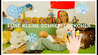 Fünf kleine Schneeflöckchen  77 Fingerspiele für Babys und Kleinkinder [upl. by Noemi248]