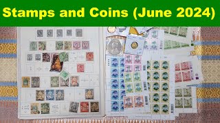 Stamps and Coins Acquisition in June 2024 [upl. by Enimzaj]