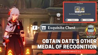 Obtain Dates other Medal of Recognition Genshin Impact [upl. by Ahsekim]