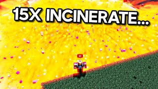 ENTIRE SERVER Uses Incinerate in Roblox Saitama Battlegrounds [upl. by Chrysa504]