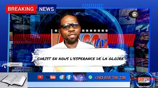 THEME  quot CHRIST EN NOUS LESPERANCE DE LA GLOIRE quot AVEC LE PASTEUR DANIEL IYANGA SUIVEZ [upl. by Ahsilrac]