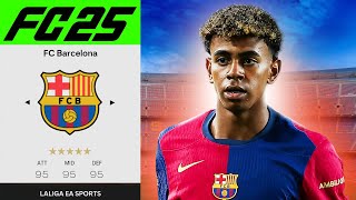 Barcelona Realistic Rebuild in FC25 [upl. by Serles]