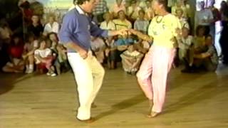 1986  Beach Shaggers Hall of Fame  Exhibition Dance Lila Munn and Harry Driver [upl. by Aseen357]