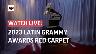 Latin Grammy 2023 Watch live as stars arrive on the red carpet en vivo [upl. by Dimphia]