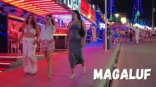 Night Walk Magaluf  MallorcaSpain  4K 🇪🇸 Summer 2023 [upl. by Amadas753]