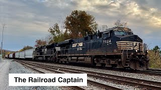 Norfolk Southern trains near Burnside KY [upl. by Luise]