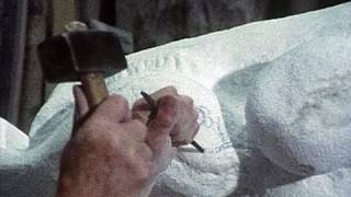 Carving Marble with Traditional Tools [upl. by Rayburn]