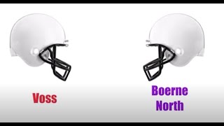 7th Grade Football Voss Middle vs Boerne North Middle [upl. by Alrac]