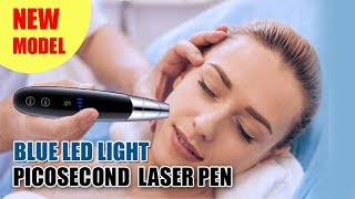 NEW MODEL BLUE LED LIGHT PICOSECOND LASER PEN  Beauty Channel IND [upl. by Neelhtakyram]