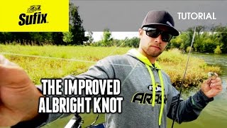 Tying the Improved Albright Knot HOW TO FISH [upl. by Vaish523]