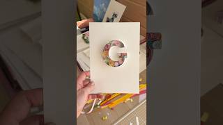 quilling letter G [upl. by Nalra357]