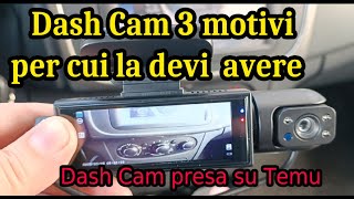 Dash Cam 3 motivi per cui la devi avere in Auto [upl. by Entwistle]