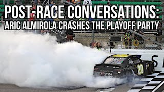 PostRace Conversations Aric Almirola Crashes the Playoff Party [upl. by Albric]