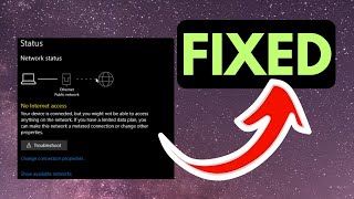 FIX Ethernet Connected But No internet Access Windows 11 [upl. by Aehsal]