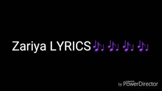 zariya  official LYRICS  jaey Gajera amp Tasha hayaat [upl. by Alton]