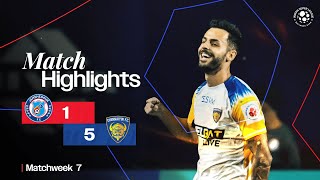 Match Highlights  Jamshedpur FC 15 Chennaiyin FC  MW 7  ISL 202425 [upl. by Raual]