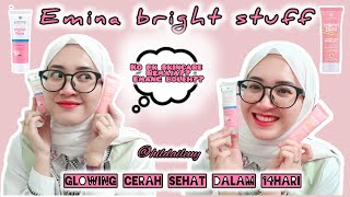 REVIEW EMINA MOISTURIZING CREAM ACNE DAN EMINA TONE UP CREAM [upl. by Esaj]