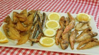 Cómo hacer pescadito frito sabroso y muy crujiente al estilo Andaluz [upl. by Fairman]