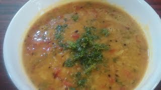 How to make peeli daal in chatti  clay pot  by cooking with girija peeli daal recipe [upl. by Aivax]